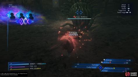 ff7 final attack|crisis core reunion hammer punch.